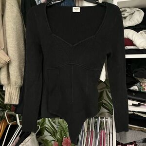 Abercrombie and Fitch Black Bodysuit